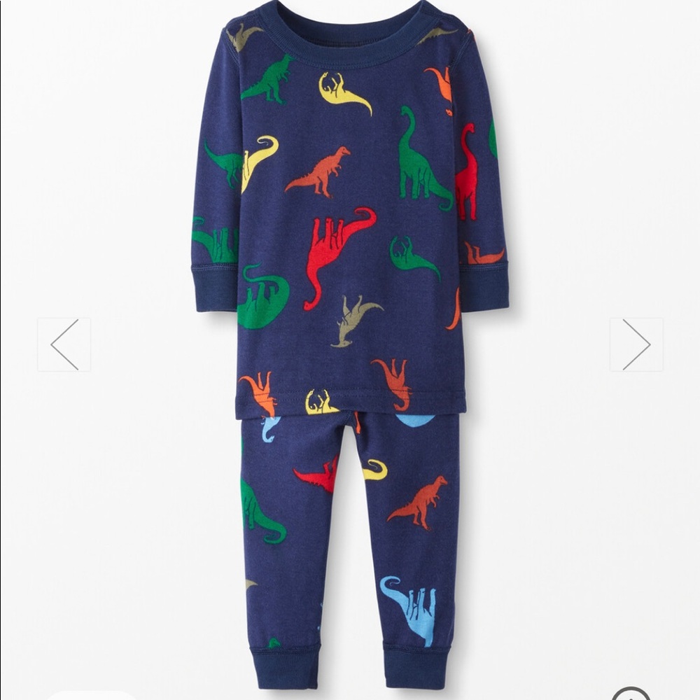 Hanna Andersson Dinosaur Long John Pajamas